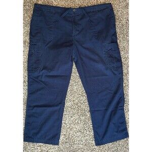Carhartt Scrubs Pants Mens 3XL EMS Nurse Medical Ripstop Cargo Utility Navy Blue